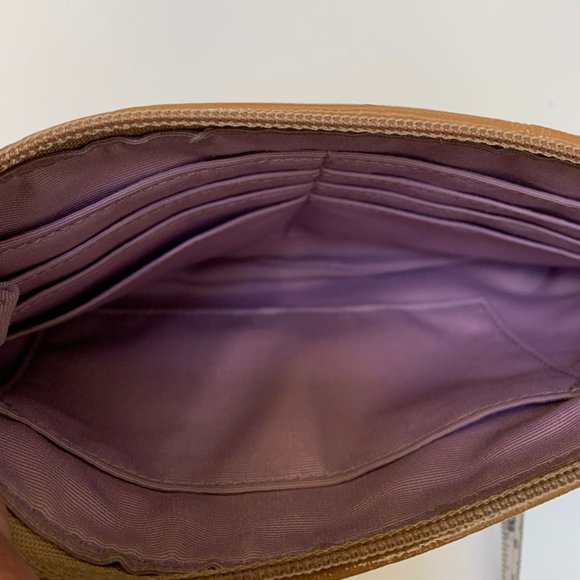 Coach Fabric and Leather Wristlet - Picture 4 of 4